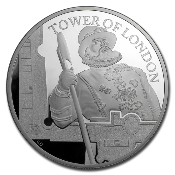 2019 Great Britain 5 oz Silver £10 Proof The Yeoman Warders 2019 Great Britain 5 oz Silver £10 Proof The Yeoman Warders